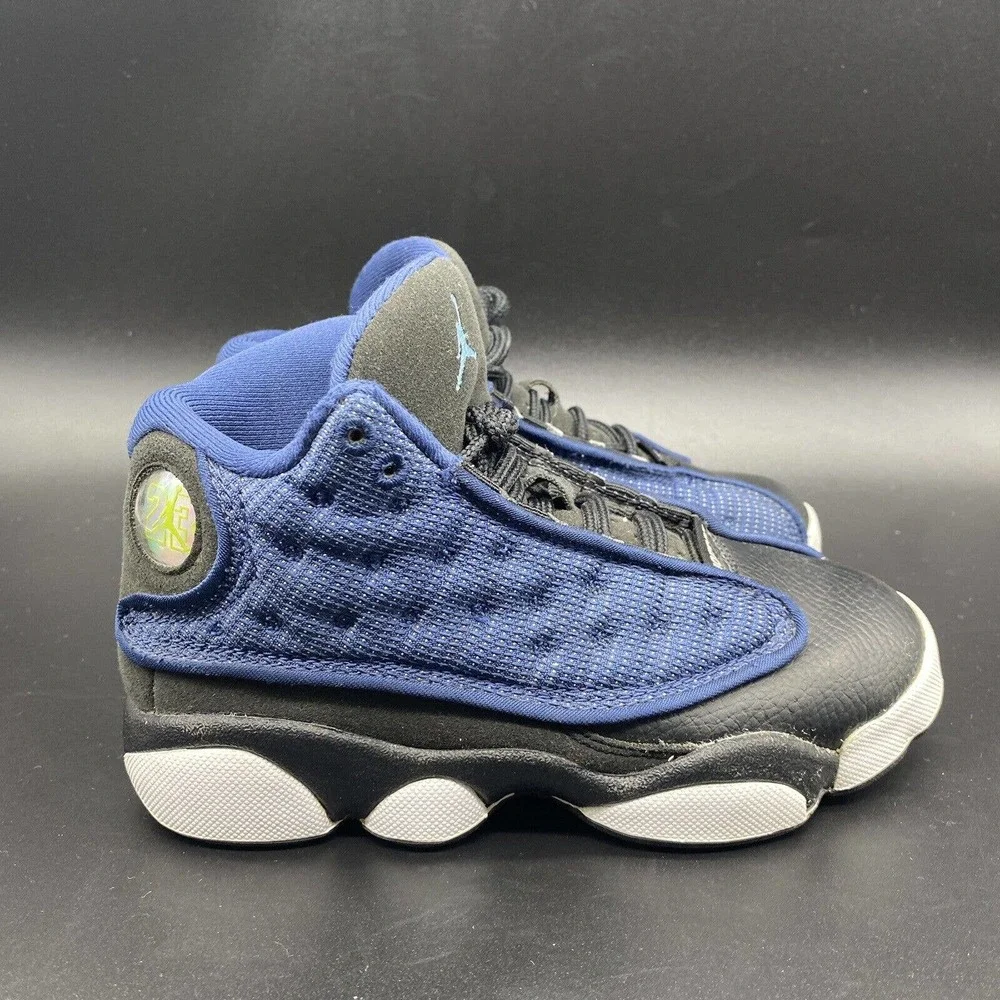 Nike Air Jordan 13 Retro Navy Brave Blue 414575-400 Kids Size 13C Sneaker 2021